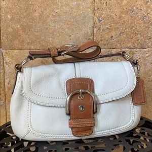 COACH Soft Pebble Collection Shoulder Bag